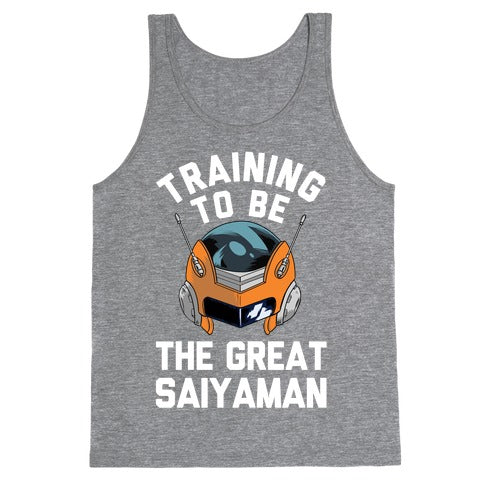 Training To Be The Great Saiyaman Tank Top