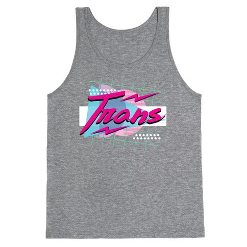 Trans 80s Retro  Tank Top