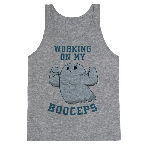 Working On My Booceps Tank Top