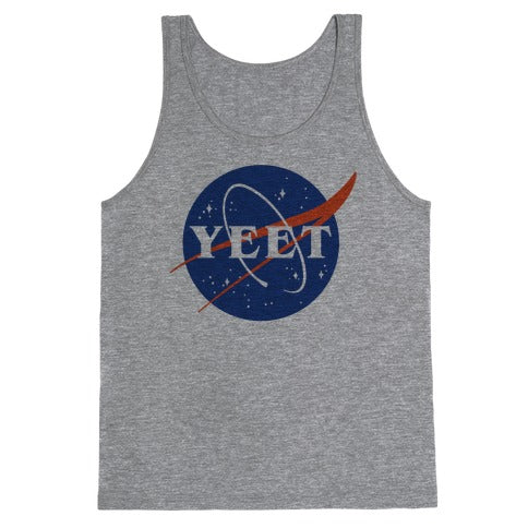 Yeet Nasa Logo Parody Tank Top