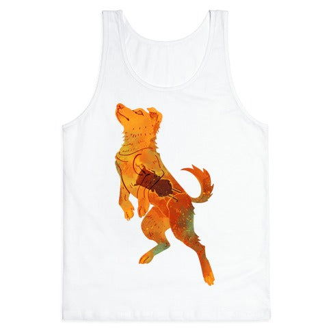 Astronaut Dog Zvezdochka Tank Top