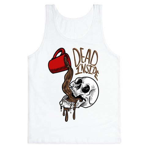 Dead Inside Skull & Coffee Tank Top