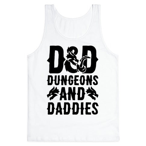 Dungeons and Daddies Parody Tank Top