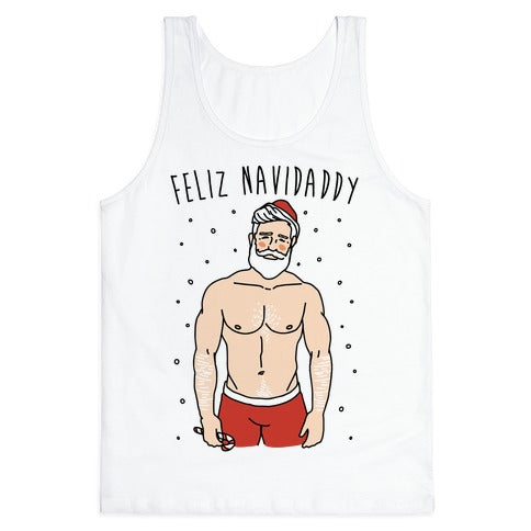 Feliz Navidaddy Parody Tank Top
