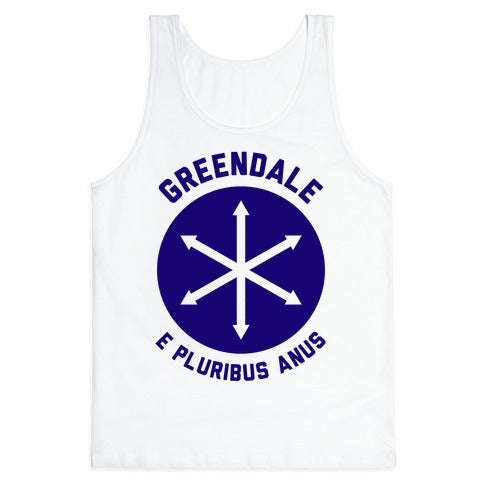 Greendale E Pluribus Anus Tank Top