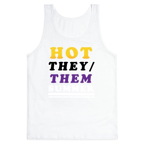 Hot They/Them Summer Tank Top