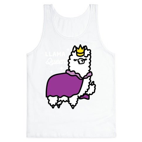 Llama Queen Tank Top