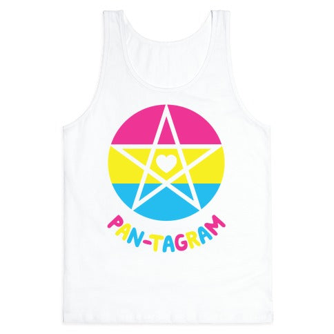 Pan-tagram (Pansexual Pentagram) Tank Top