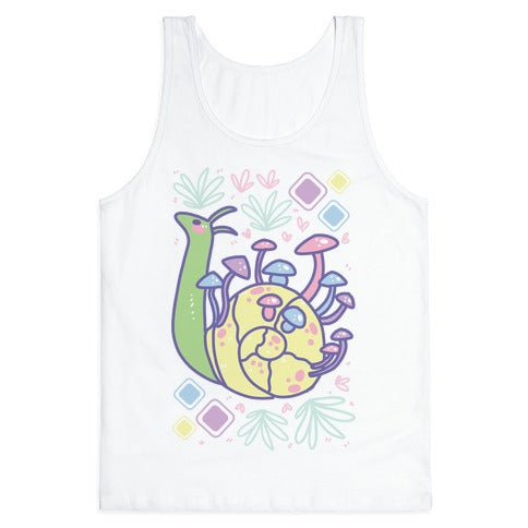 Pastel Mushroom Snail Tank Top
