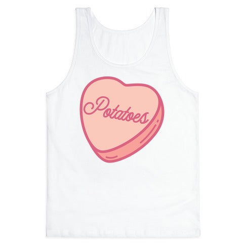 Potatoes Candy Heart Tank Top
