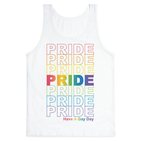 Pride Thank You Bag Parody Tank Top
