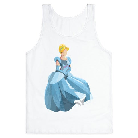 Princess With a Glass Slipper Tank Top