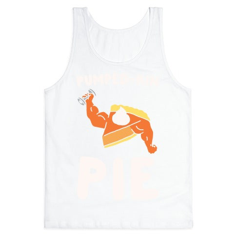 Pumped-kin Pie White Print  Tank Top