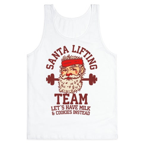 Santa Lifting Team Tank Top