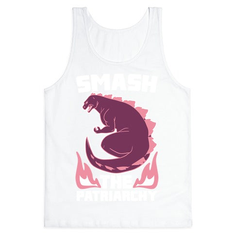 Smash the Patriarchy - Godzilla Tank Top