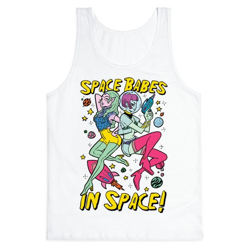 Space Babes In Space! Tank Top