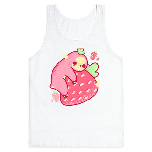 Strawberry Sloth Tank Top
