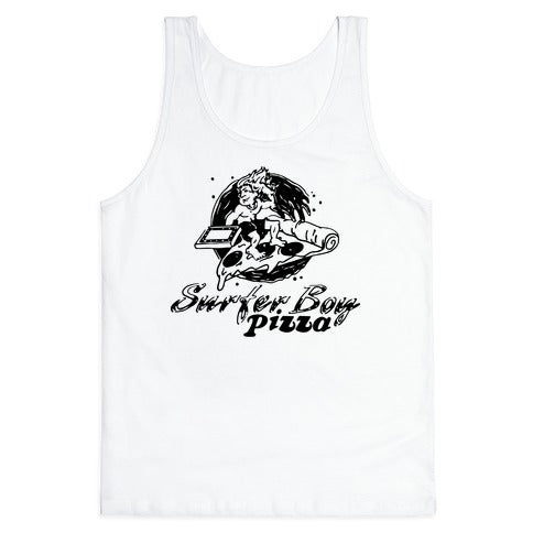 Surfer Boy Pizza Tank Top