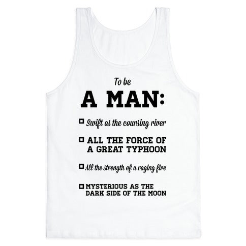 Swift as the Coursing River Tank Top