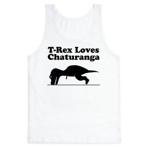 T-Rex Loves Chaturanga Tank Top