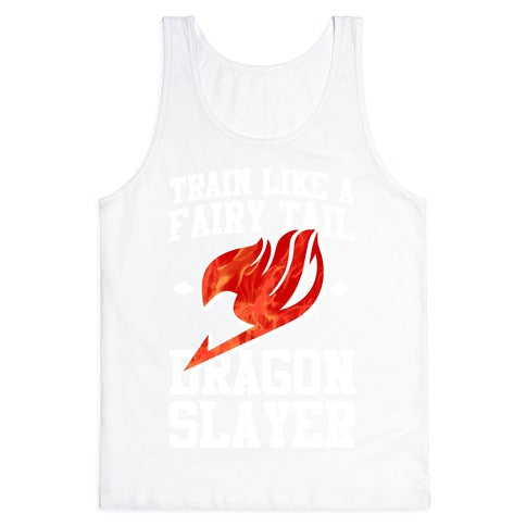 Train Like a Fairy Tail Dragon Slayer (Natsu) Tank Top