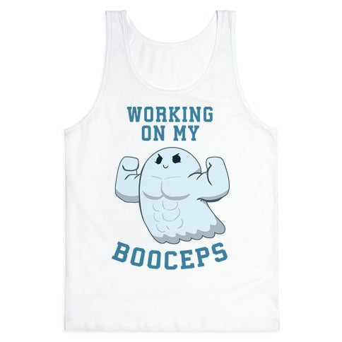 Working On My Booceps Tank Top