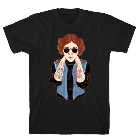Punk Leia Parody T-Shirt