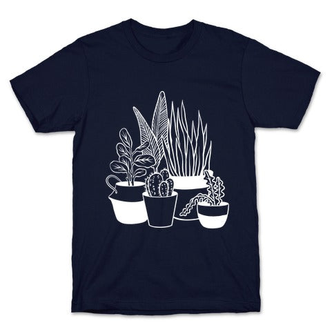 Houseplant Illustration T-Shirt