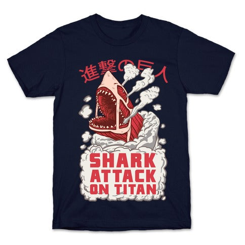 Shark Attack On Titan T-Shirt