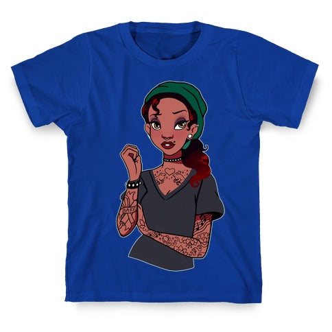 Punk Princess Tiana Parody T-Shirt