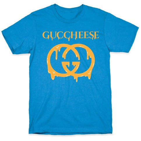 Guccheese Cheesy Gucci Parody T-Shirt | LookHUMAN