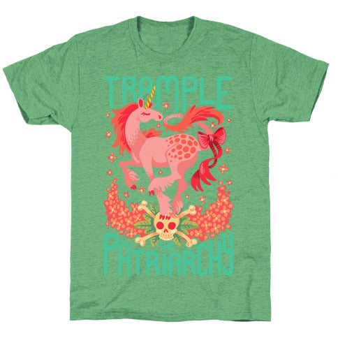 Trample The Patriarchy Unisex Triblend Tee