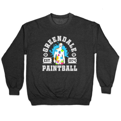Greendale Community College Paintball Crewneck Sweatshirt