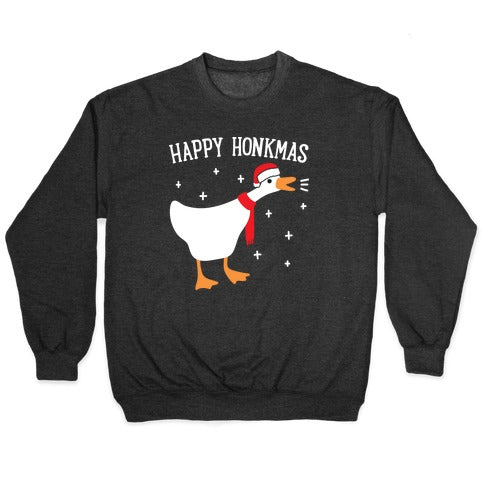 Happy Honkmas Goose Crewneck Sweatshirt