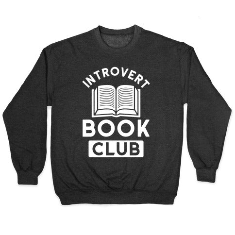 Introvert Book Club Crewneck Sweatshirt