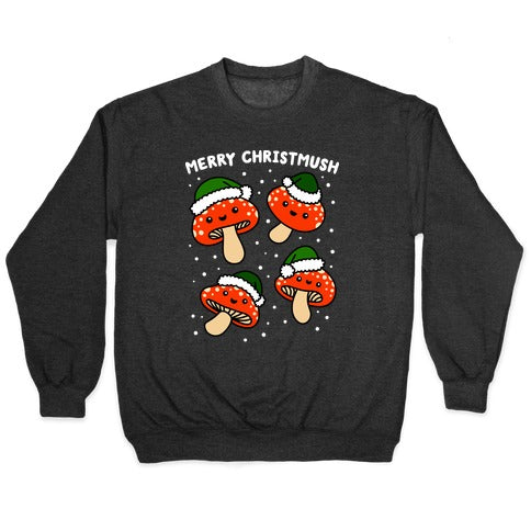 Merry Christmush Mushrooms Crewneck Sweatshirt