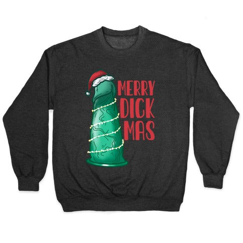 Merry Dickmas Crewneck Sweatshirt