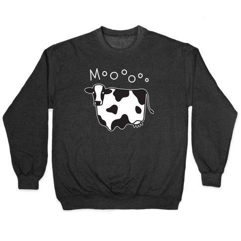 Moo Ghost Cow Crewneck Sweatshirt