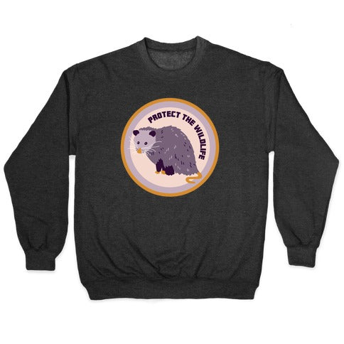 Protect the Wildlife (Opossum) Crewneck Sweatshirt