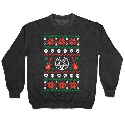 Ugly Sweater Heavy Metal Crewneck Sweatshirt