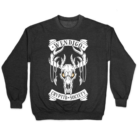 Wendigo Cryptid Society Crewneck Sweatshirt