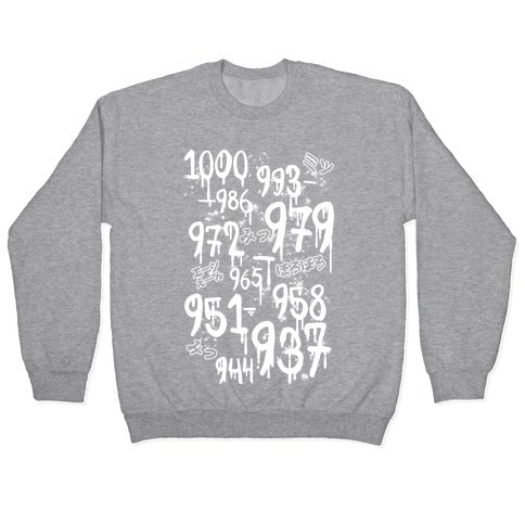 1000 Minus 7 Crewneck Sweatshirt