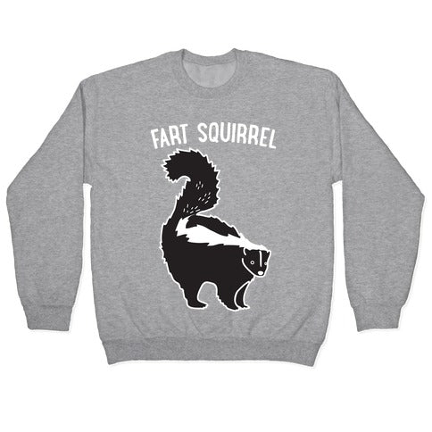 Fart Squirrel Skunk Crewneck Sweatshirt