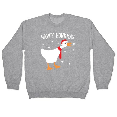 Happy Honkmas Goose Crewneck Sweatshirt