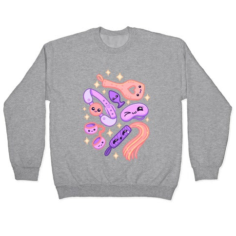 Kinky Kawaii Pattern Crewneck Sweatshirt
