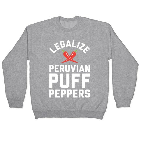 Legalize Peruvian Puff Peppers Crewneck Sweatshirt