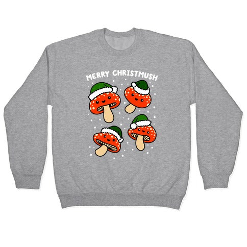 Merry Christmush Mushrooms Crewneck Sweatshirt