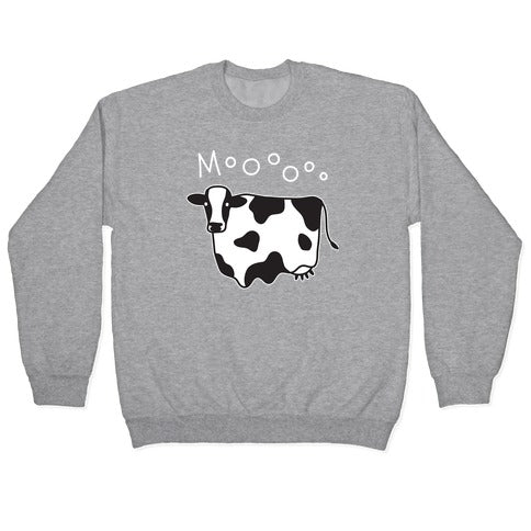 Moo Ghost Cow Crewneck Sweatshirt