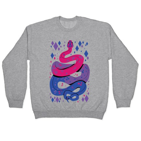 Pride Snakes: bi Crewneck Sweatshirt