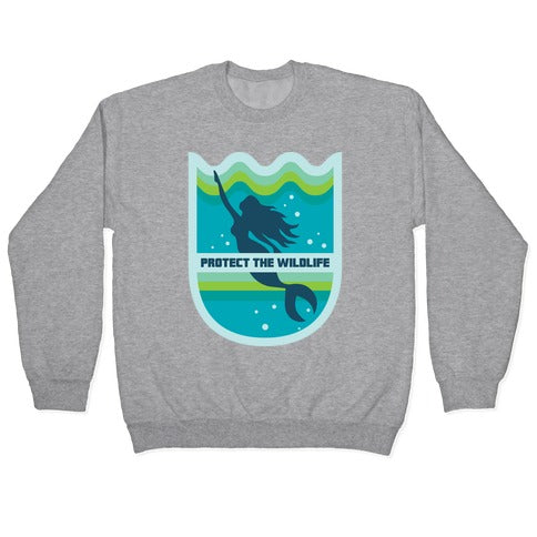 Protect The Wildlife (Mermaid) Crewneck Sweatshirt